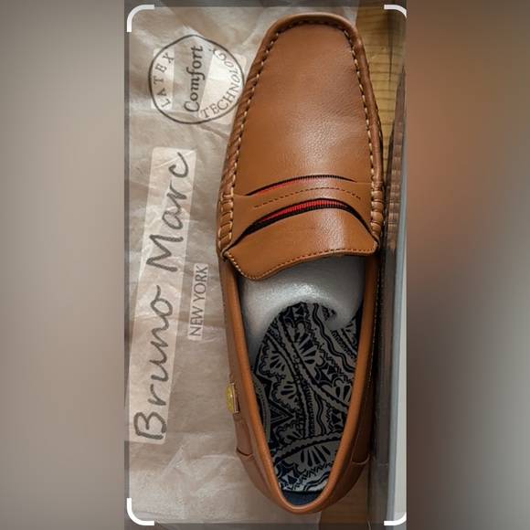 Bruno Marc Men's Bush Driving Loafers Moccasins Shoes Size 7.5 - Picture 2 of 6
